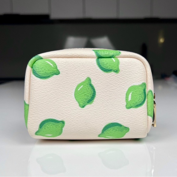 Coach Lime Print Cosmetic Pouch Bag - Picture 3 of 7